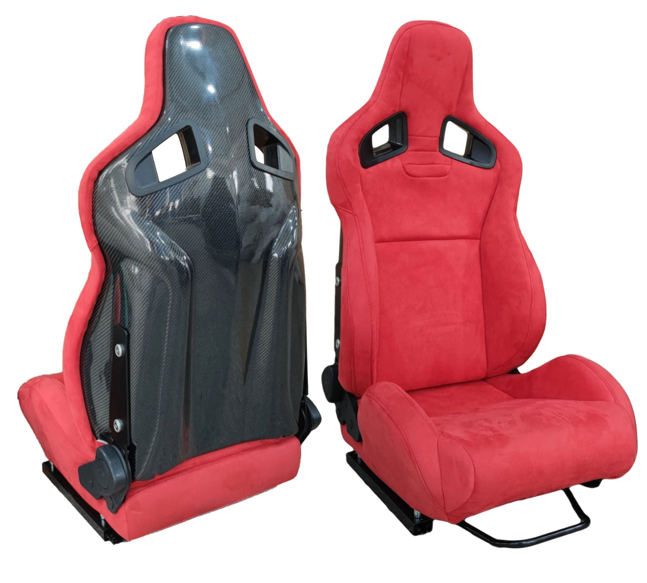 BeamBoyzRacing Red CarbonFiber Seats (Pair)