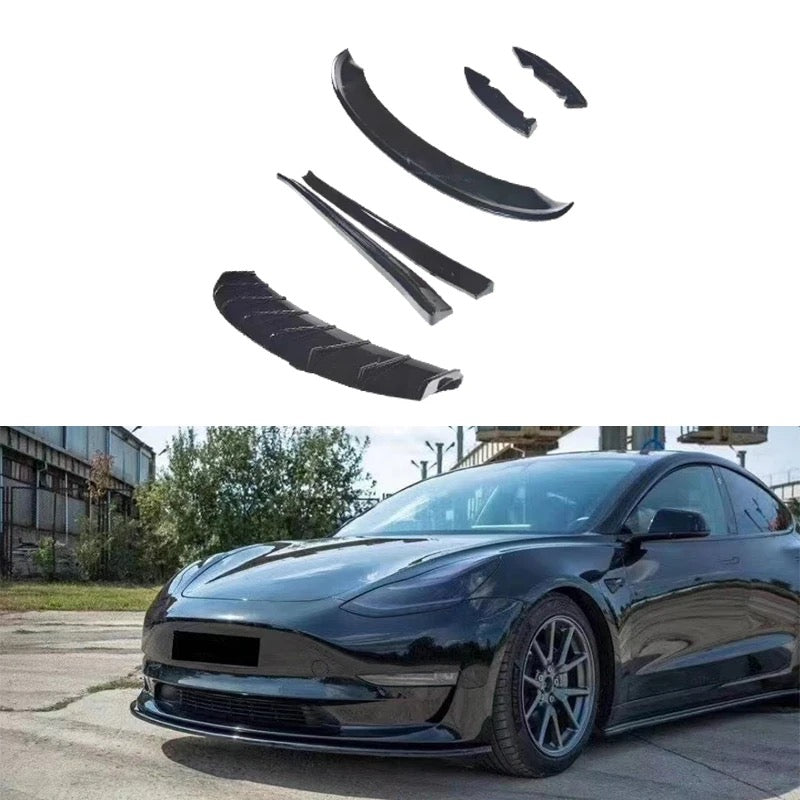 Model 3 Full Carbon Lip Kit