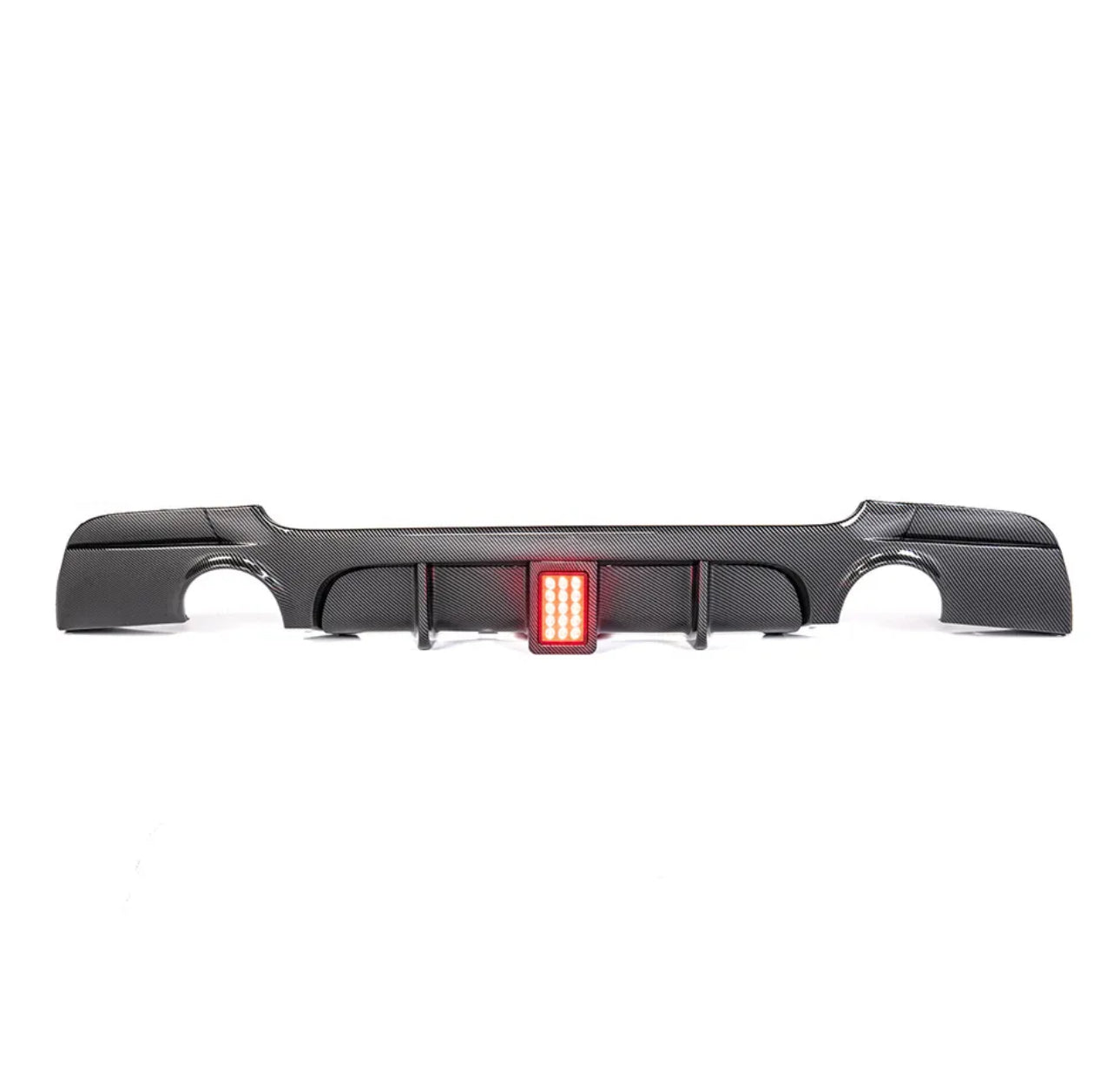 E92/E93 M Sport Carbon Look Diffuser with 3rd Brake light 07-13