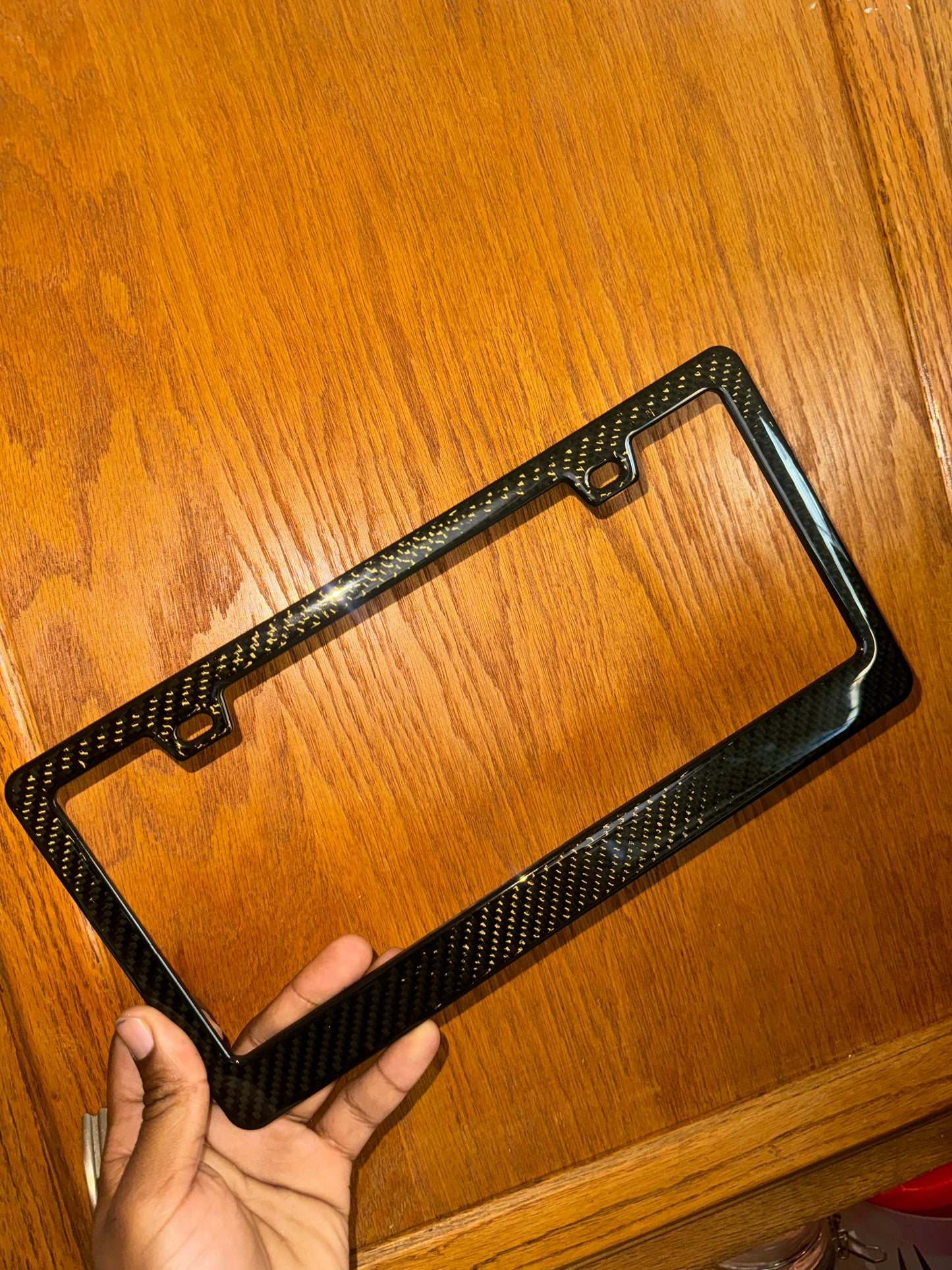 Carbon License Plate frame