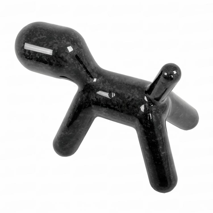 Jeff Koons Style Forged Carbon Ballon Dog