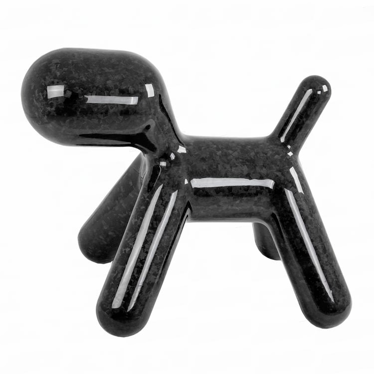 Jeff Koons Style Forged Carbon Ballon Dog