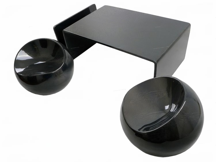 3K CarbonFiber Tea Table