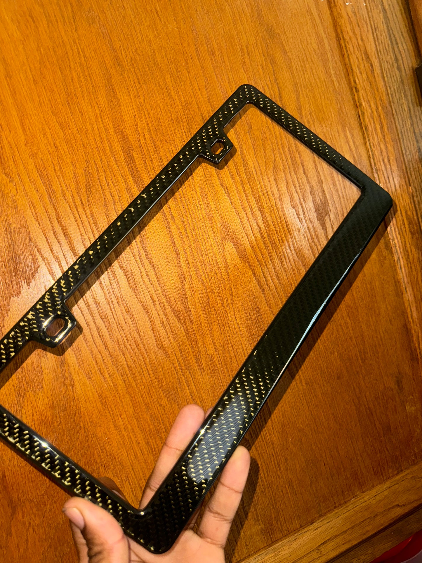 Carbon License Plate frame