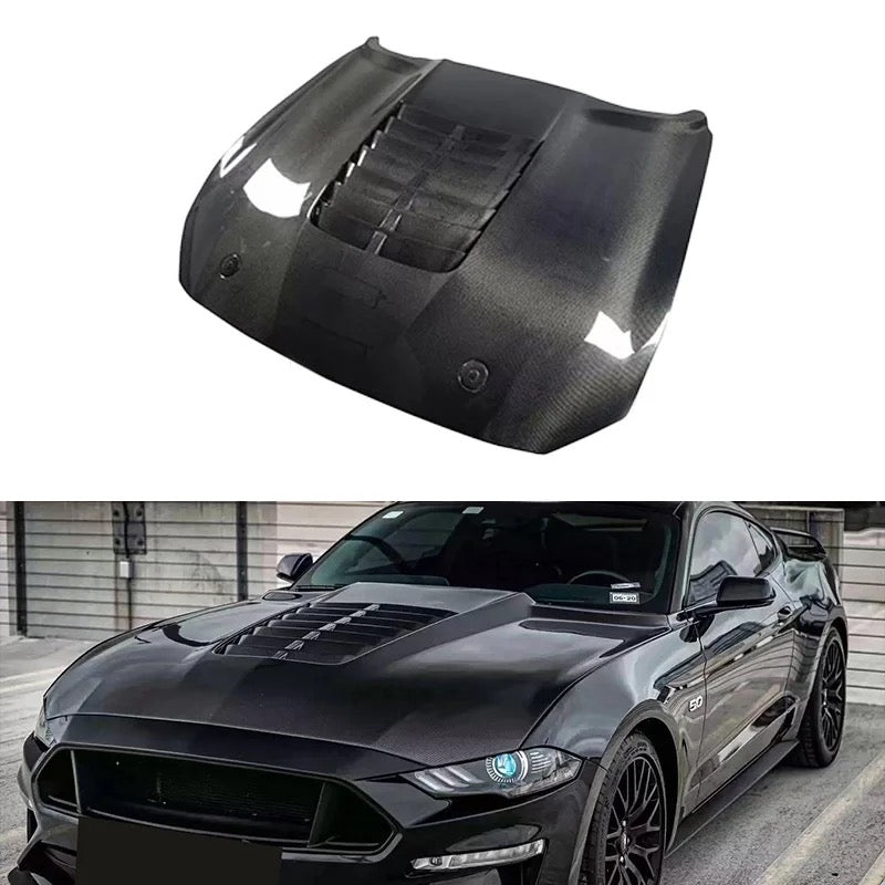 GT500 Style Carbon Hood