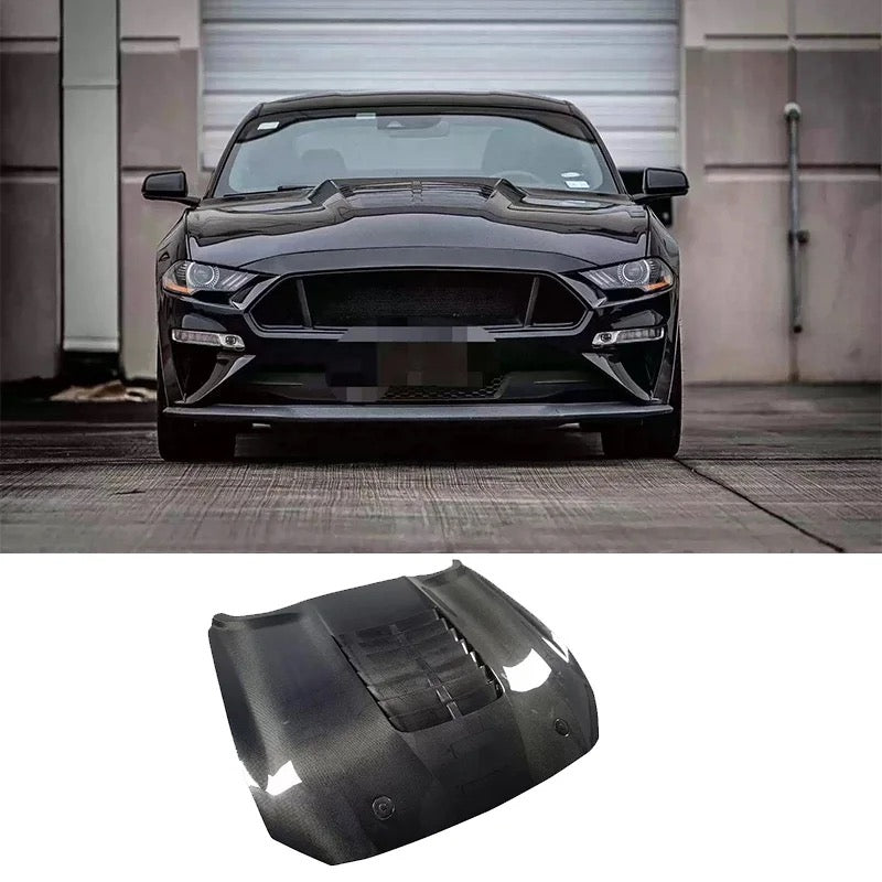 GT500 Style Carbon Hood